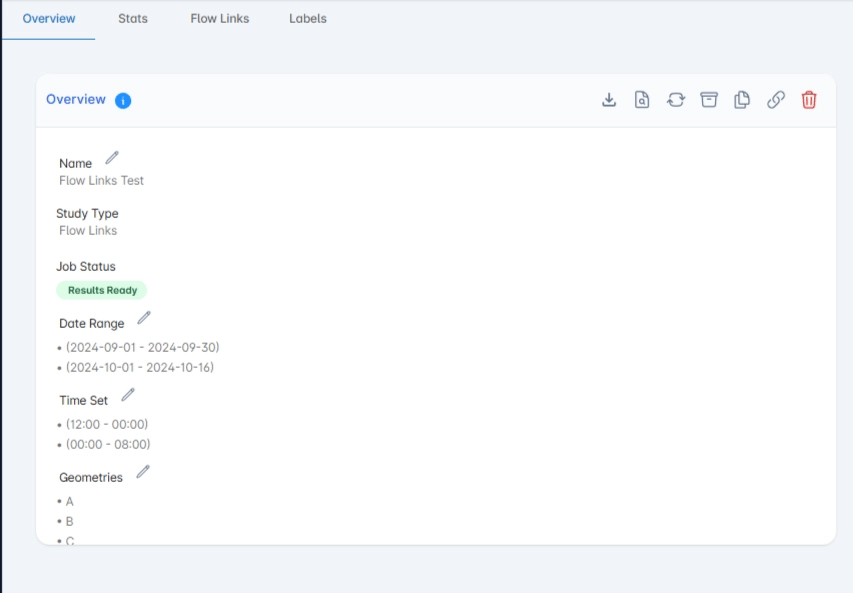 Módulo OD Flow Links revisar sus resultados imagen 3